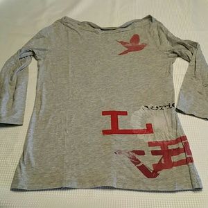Aerie gray long sleeve tee